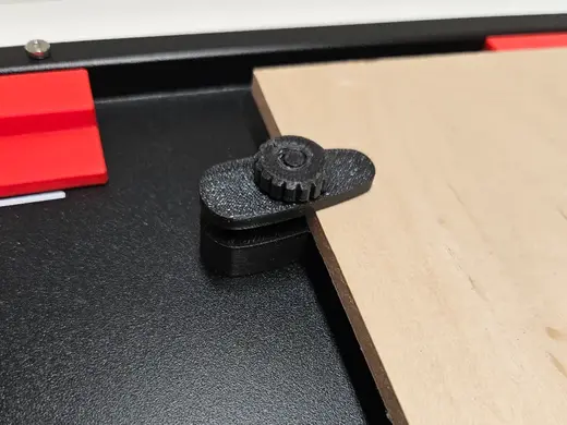 Laser engraver hold downs