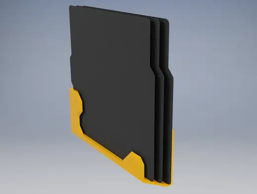 Standing or Wall Mounted Build Plate Holder