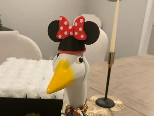 Porch Goose Mouse Ears with Bow