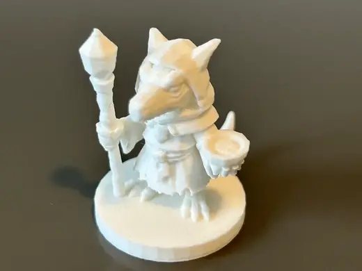 Kobold Shaman for TTRPG / D&D, Low-Poly Miniature