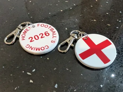 England World Cup Keyring – It's coming Home!
