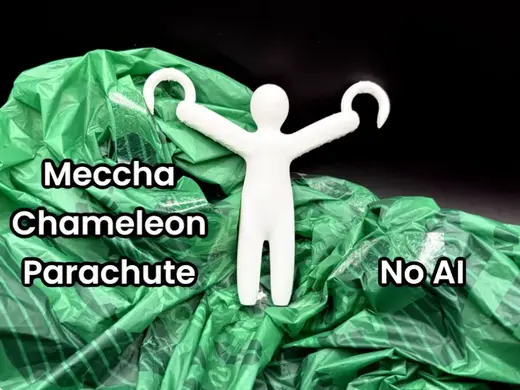 Meccha Chameleon Character Parachute (No AI)