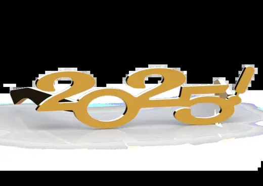 2025 New Years Glasses + Lorgnette