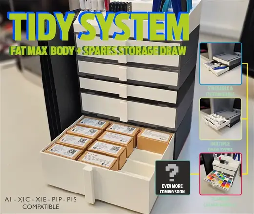 Tidy System Fat Max Body + Boxed Spares Draw