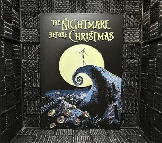 Hueforge Movie Poster -Nightmare before Christmas