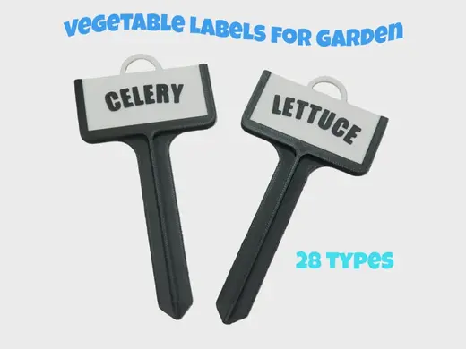 Plant Labels for Vegetable Seedlings