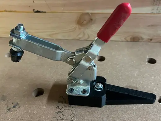 Toggle Clamp Fixture for 3/4" Dog Holes