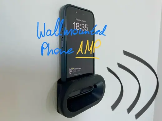 Wall-Mounted Phone Speaker – "EchoNest"