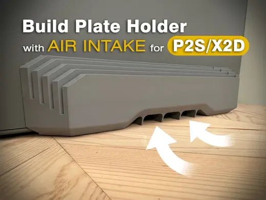P2S/X2D Build Plate Holder