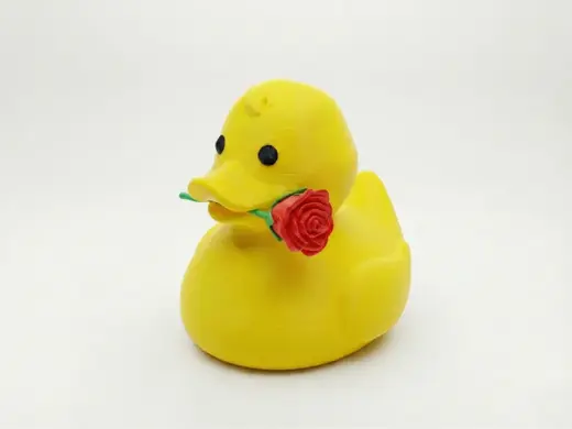 Valentine Rose Ducky