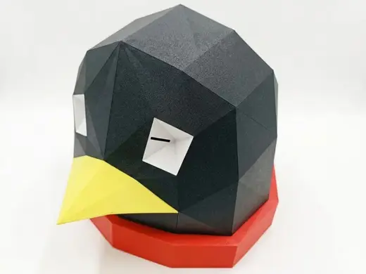 Low-poly 风格企鹅头套(无需AMS)