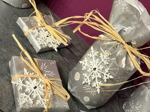 Adventskalender Schneeflocke Nummern 1-24