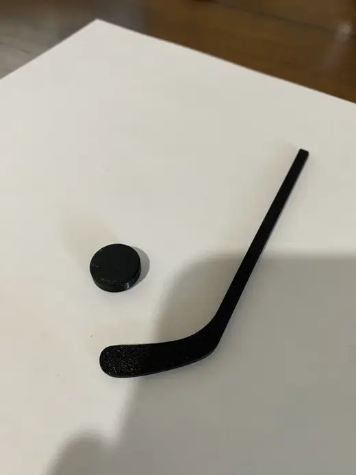 Mini Hockey Stick and Puck