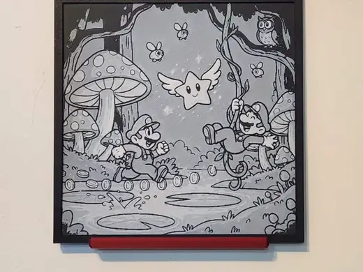 Mario Mushroom Forest HueForge