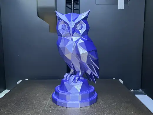 BUHO ATHENEA LOW POLY FAN ART