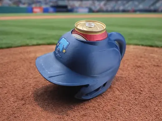Philly City Connect Mini Baseball Helmet Can Hldr