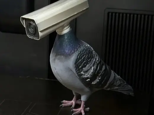 CCTV Camera Pigeon Meme | 3D Print STL