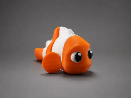 Cute Flexible Clown Fish - Fanatasy Tropical Fish