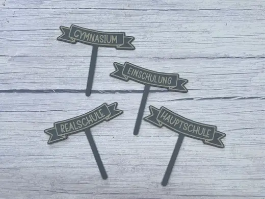 Cake Topper – Einschulung & Schulwechsel