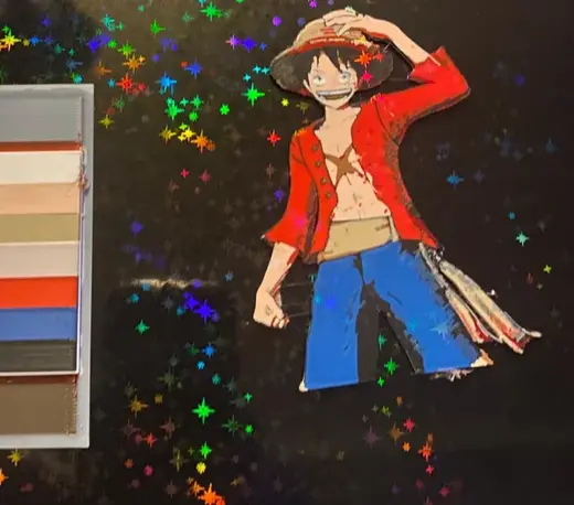 topper luffy,one piece