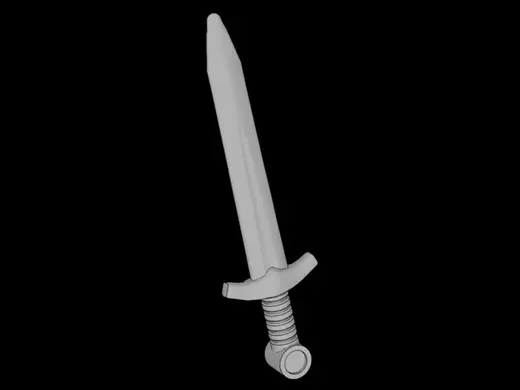 Brick Compatible Minifig Sword Greatsword