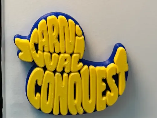 Carnival Conquest Cruise Duck Magnet