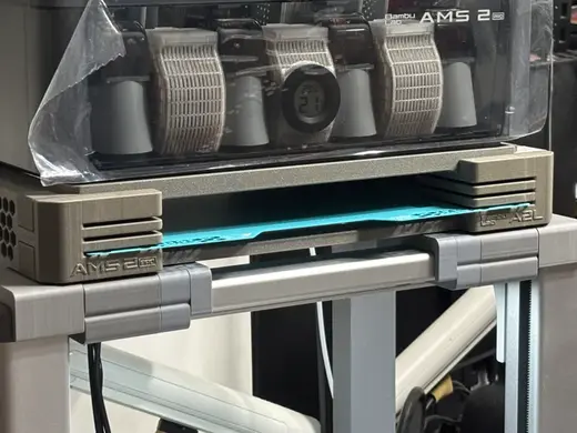 Bambubla A2L Top Mountable Build Plate Storage