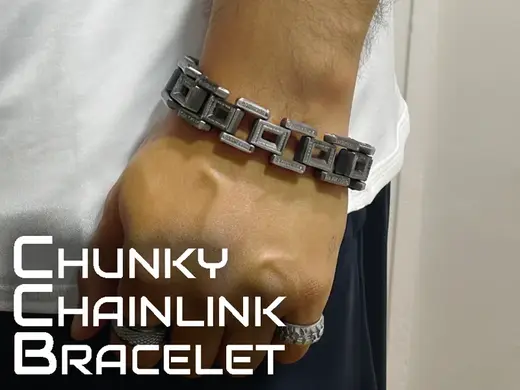 CHUNKY Chainlink Bracelet (Print in Place)