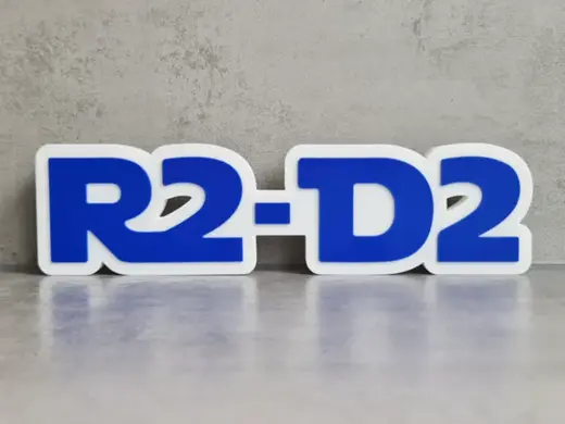 Star Wars R2D2 Logo / Sign