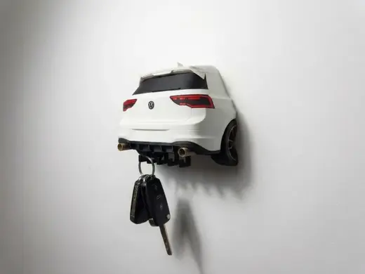 VW Golf MK8 GTI KeyHolder / Porta-Chaves de Parede