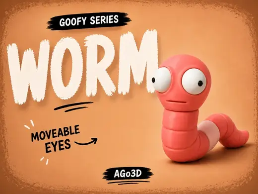 Goofy series – WORM Movable Eyes NOAMS