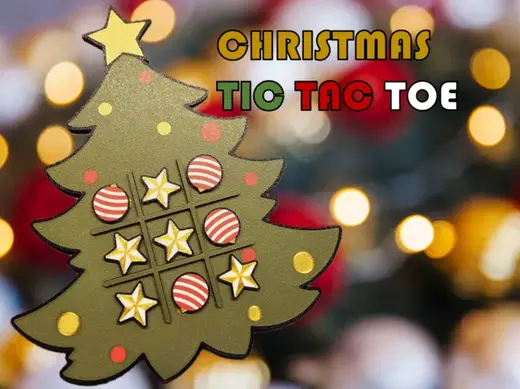 Christmas Tree Tic Tac Toe