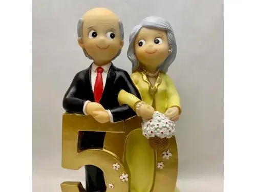 Figura 12.5 cm boda de oro