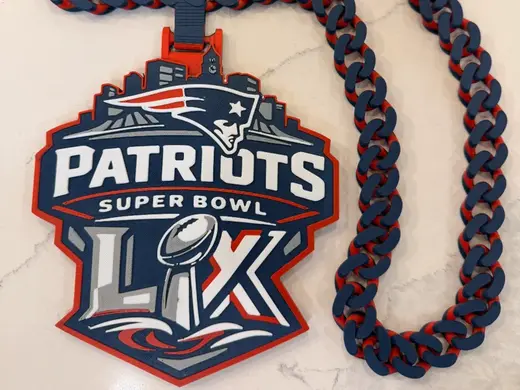 New England Patriots Super Bowl LX Chain