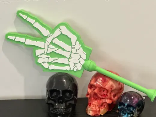 Skull Peace Tap to pay wand