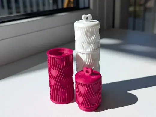Lipstick Balm Holder with Hearts