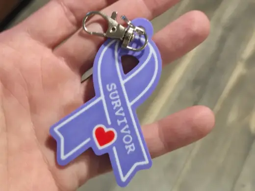June Cancer Survivors Awareness Keychain