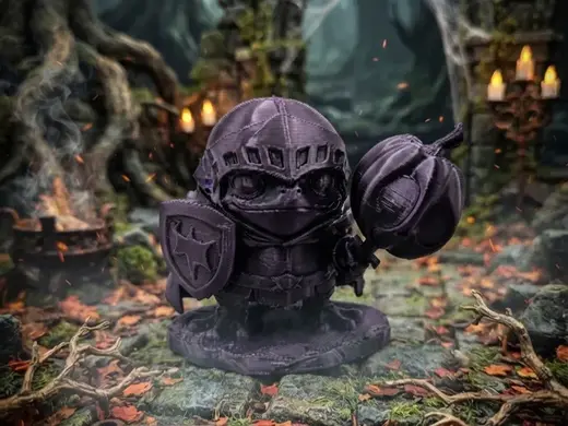 The Knight Frog: Guardian of the Patch