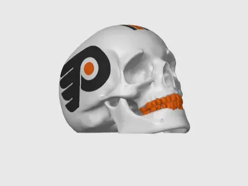 Philadelphia Fliers Skull
