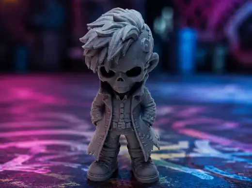 Skull Punk Figur "Riff" mit Underground Style