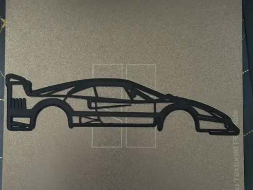 Ferrari F40 LM Silhouette