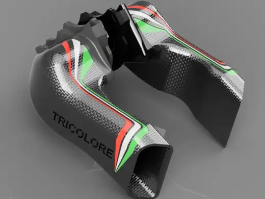 Karls Ducati Tricolore Ram Air Ducts V2 Mount
