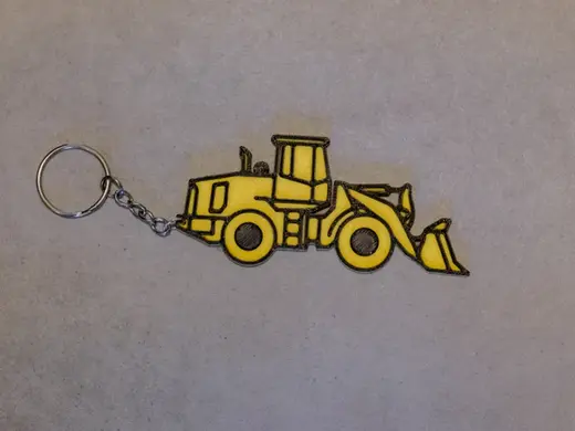 Bagger Schlüsselanhänger