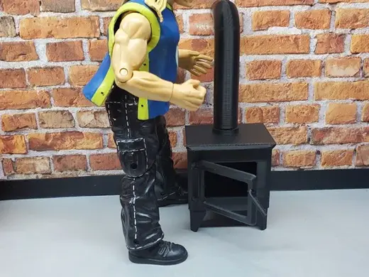 1/10 Scale Wood Burning Stove