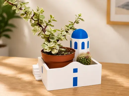 Greek Church House Planter - No AMS - No Supports