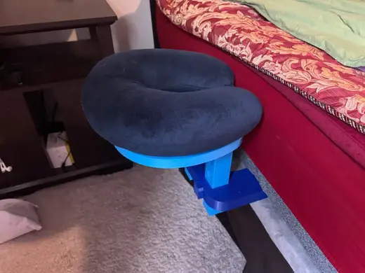Adjustable Massage Headrest for Beds