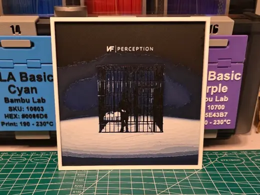 NF "Perception" Album - Hueforge Art