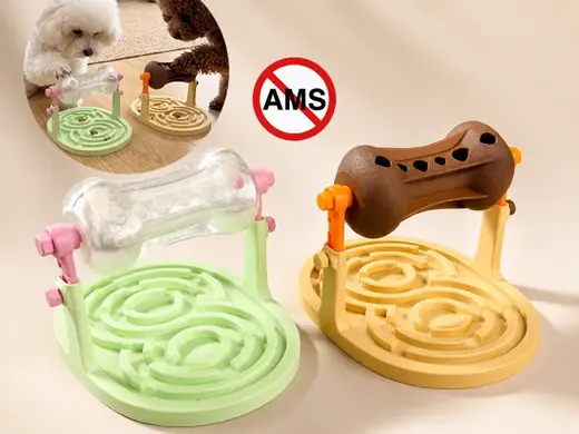 PawMaze Treat Toy – Dog-Cat Puzzle Feeder - No Ams