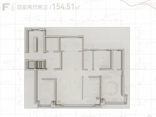 石家庄云山樾155户型展示模型