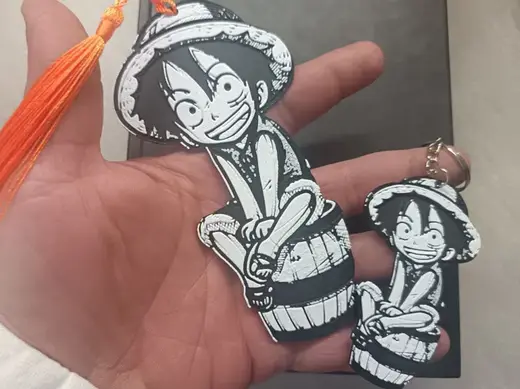 Portachiavi e segnalibro LUFFY one piece